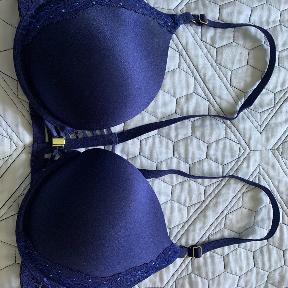 Dark Blue Push-Up Bra